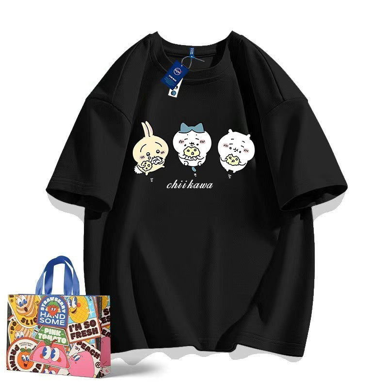 ちいかわシリーズ トップス クッキーを食べる ユニセックス 半袖Ｔシャツ