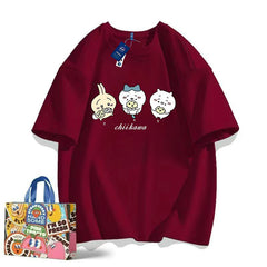 ちいかわシリーズ トップス クッキーを食べる ユニセックス 半袖Ｔシャツ