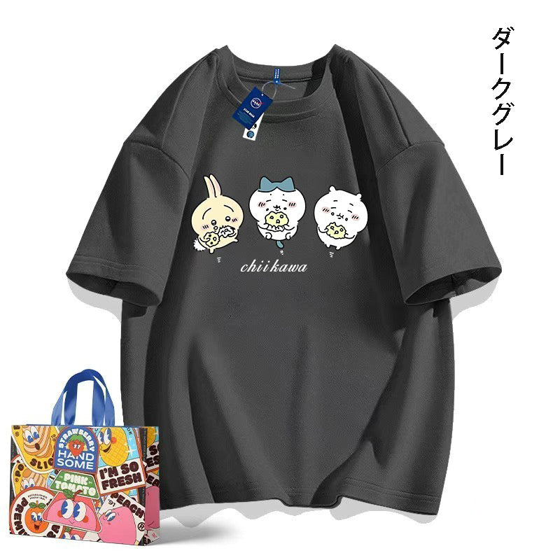 ちいかわシリーズ トップス クッキーを食べる ユニセックス 半袖Ｔシャツ