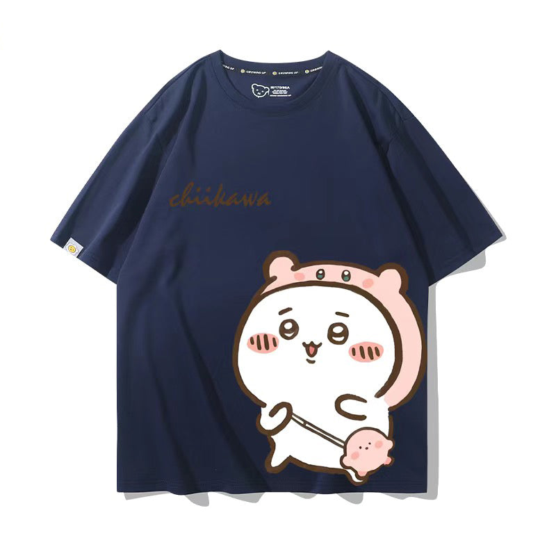 ちいかわシリーズ トップス ちいかわ キャラcosplay ‌ユニセックス 半袖Ｔシャツ