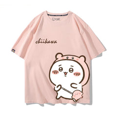 ちいかわシリーズ トップス ちいかわ キャラcosplay ‌ユニセックス 半袖Ｔシャツ