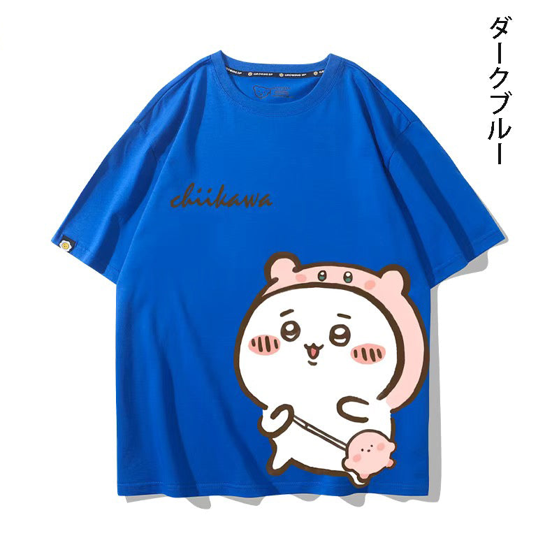 ちいかわシリーズ トップス ちいかわ キャラcosplay ‌ユニセックス 半袖Ｔシャツ