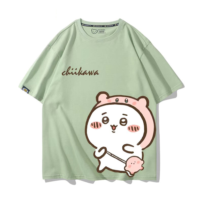 ちいかわシリーズ トップス ちいかわ キャラcosplay ‌ユニセックス 半袖Ｔシャツ