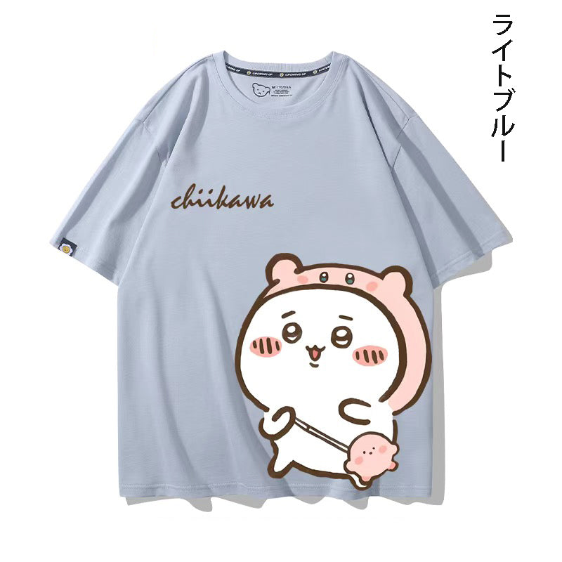 ちいかわシリーズ トップス ちいかわ キャラcosplay ‌ユニセックス 半袖Ｔシャツ