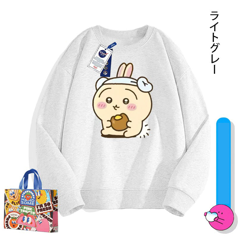 ちいかわシリーズ トップス 食いしん坊 ユニセックス スウェット