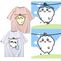 可愛いキャラ ゆるかわ トップス 洗濯 ユニセックス 半袖Ｔシャツ