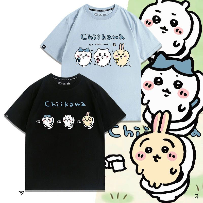 可愛いキャラ ゆるかわ トップス リラックス タイム ユニセックス 半袖Ｔシャツ