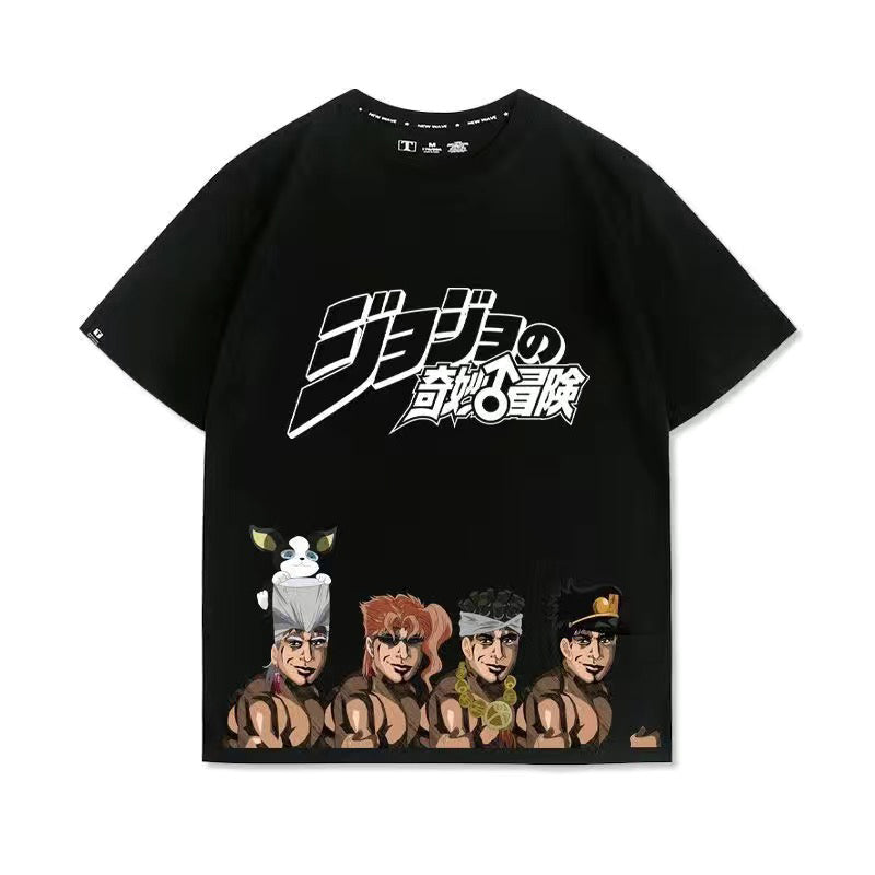 スタンド使い イラスト トップス リカルド・ミロス ユニセックス 半袖 Ｔシャツ