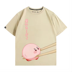 キャラクターシリーズ トップス カービィとはし ユニセックス 半袖Ｔシャツ