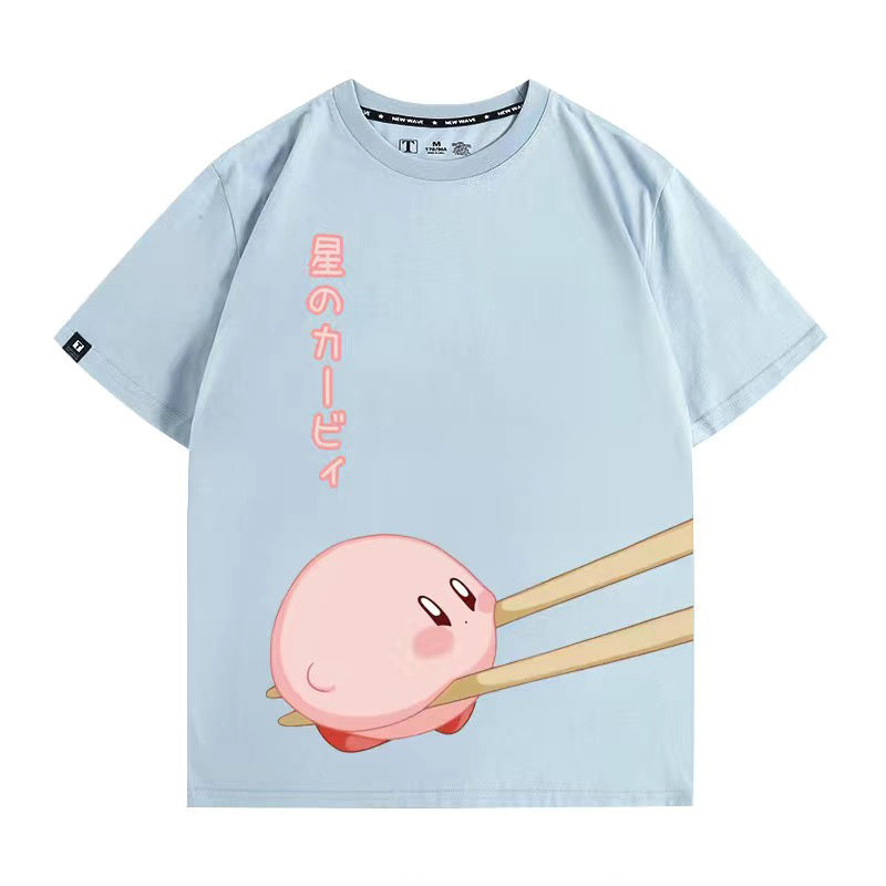 キャラクターシリーズ トップス カービィとはし ユニセックス 半袖Ｔシャツ
