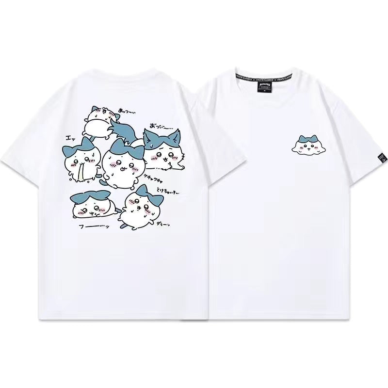 可愛いキャラ ゆるかわ トップス ハチの日常 ユニセックス 半袖Ｔシャツ