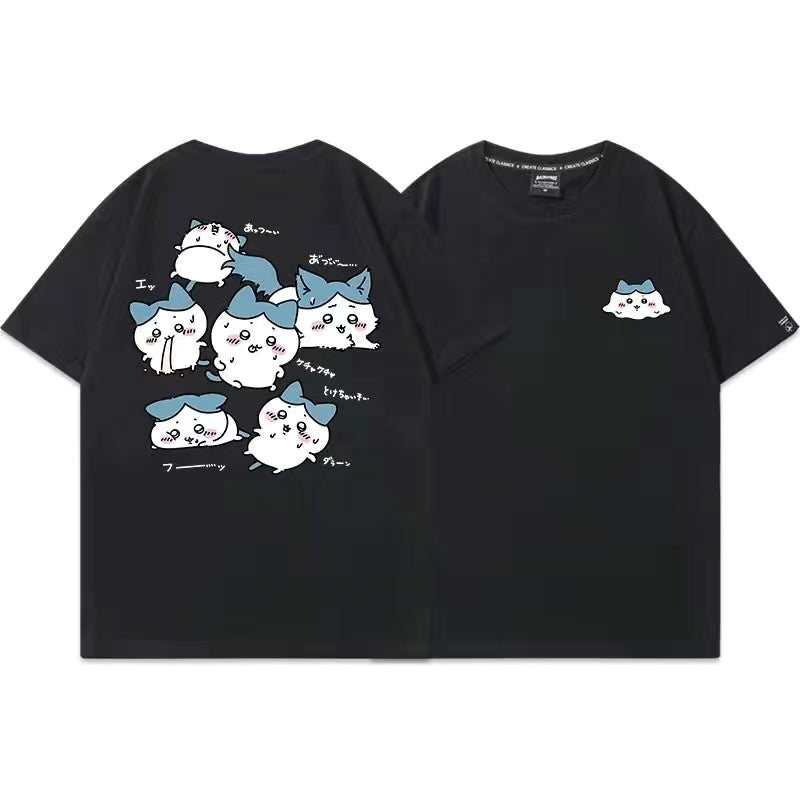 可愛いキャラ ゆるかわ トップス ハチの日常 ユニセックス 半袖Ｔシャツ