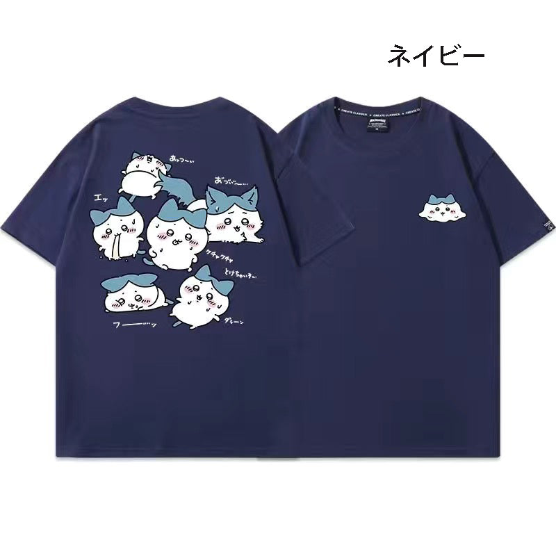 可愛いキャラ ゆるかわ トップス ハチの日常 ユニセックス 半袖Ｔシャツ