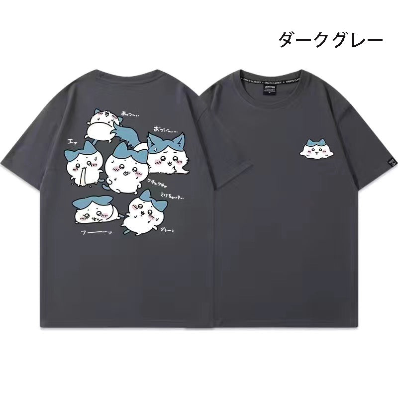 可愛いキャラ ゆるかわ トップス ハチの日常 ユニセックス 半袖Ｔシャツ