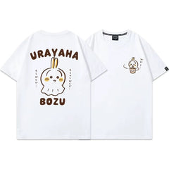 可愛いキャラ ゆるかわ トップス 晴雨人形 ユニセックス 半袖Ｔシャツ