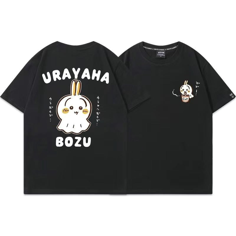 可愛いキャラ ゆるかわ トップス 晴雨人形 ユニセックス 半袖Ｔシャツ