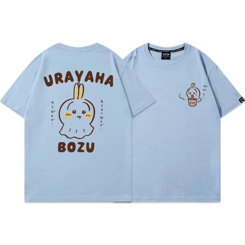 可愛いキャラ ゆるかわ トップス 晴雨人形 ユニセックス 半袖Ｔシャツ