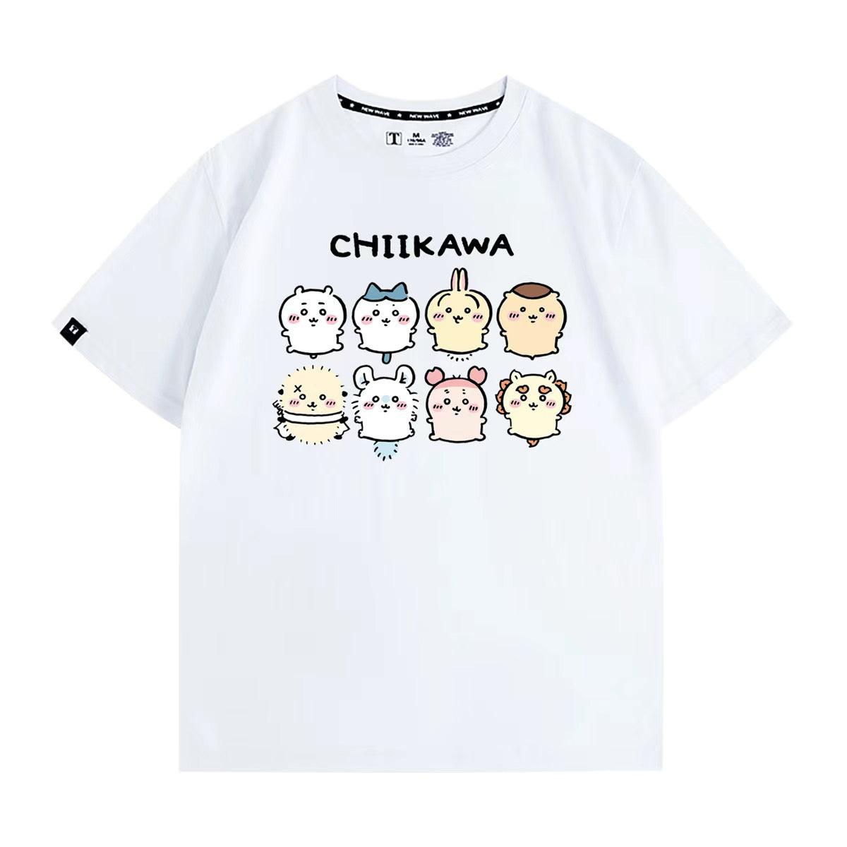 可愛いキャラ ゆるかわ トップス 家族写真 ユニセックス 半袖Ｔシャツ