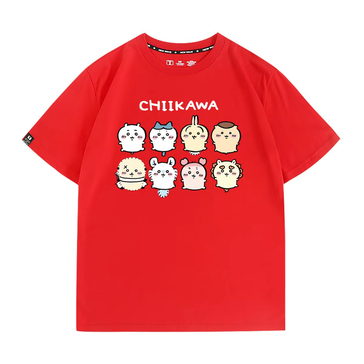 可愛いキャラ ゆるかわ トップス 家族写真 ユニセックス 半袖Ｔシャツ