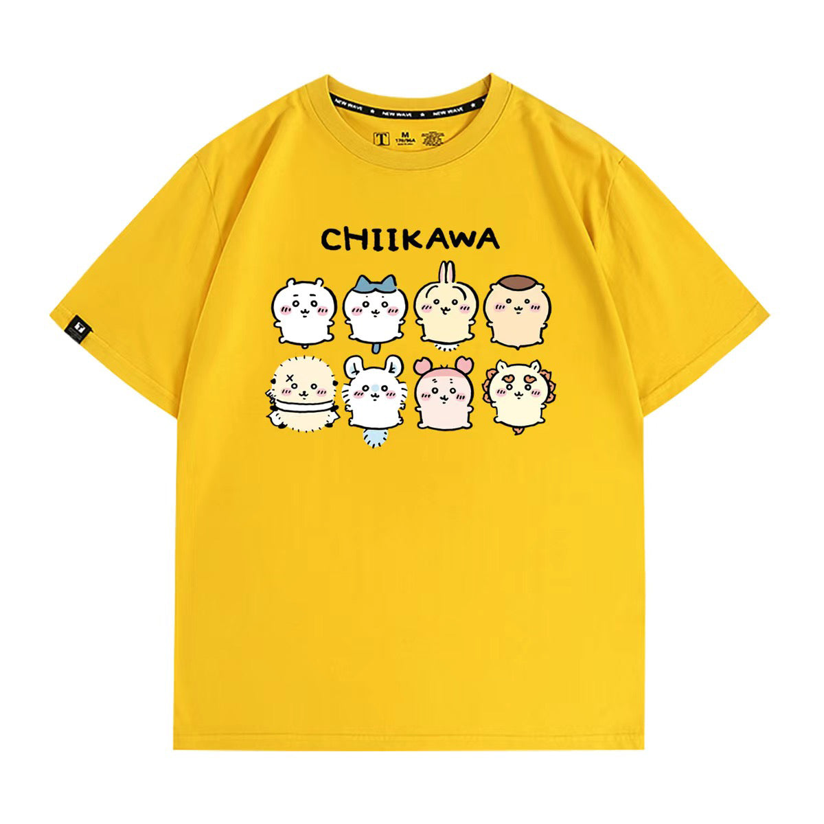 可愛いキャラ ゆるかわ トップス 家族写真 ユニセックス 半袖Ｔシャツ