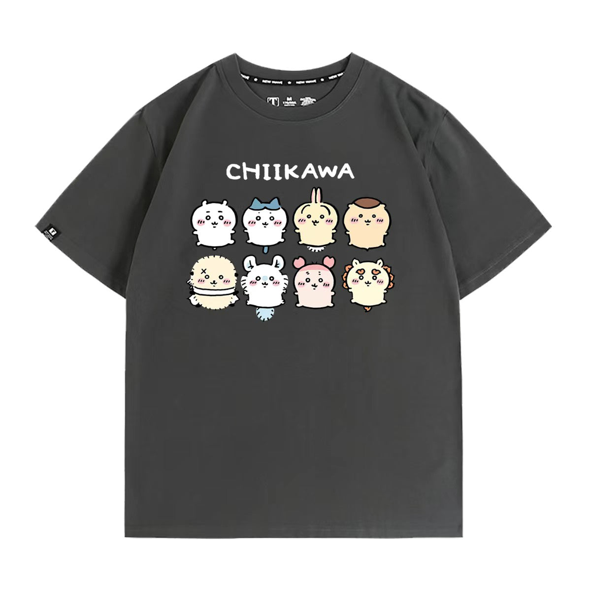 可愛いキャラ ゆるかわ トップス 家族写真 ユニセックス 半袖Ｔシャツ