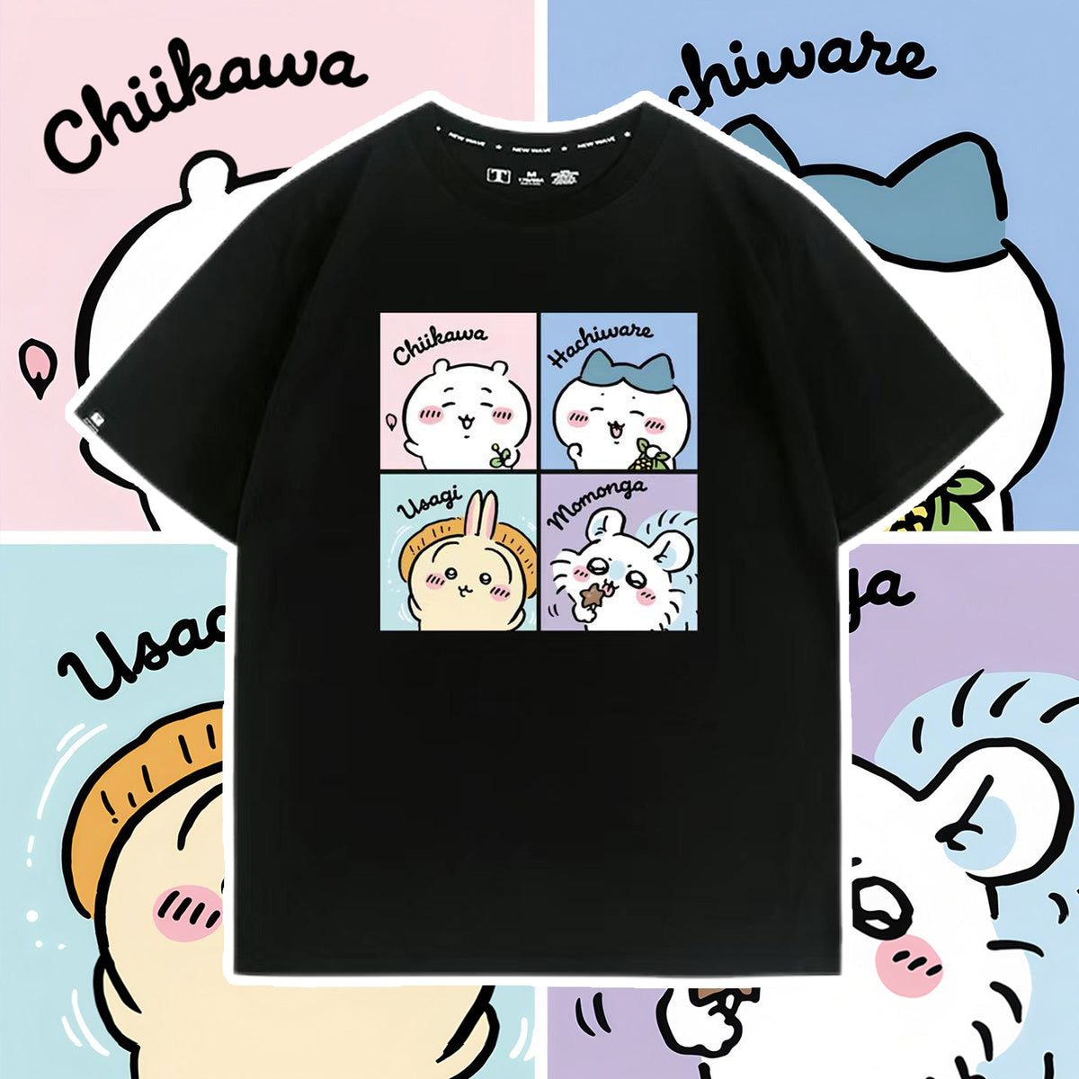 可愛いキャラ ゆるかわ トップス 農民 ユニセックス 半袖Ｔシャツ