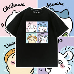 可愛いキャラ ゆるかわ トップス 農民 ユニセックス 半袖Ｔシャツ