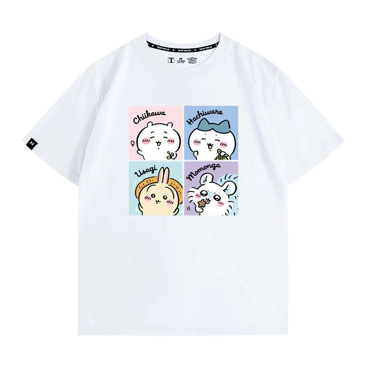 可愛いキャラ ゆるかわ トップス 農民 ユニセックス 半袖Ｔシャツ