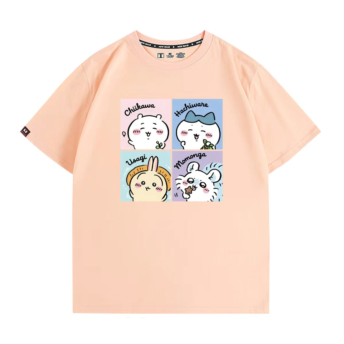 可愛いキャラ ゆるかわ トップス 農民 ユニセックス 半袖Ｔシャツ