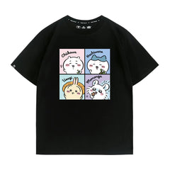 可愛いキャラ ゆるかわ トップス 農民 ユニセックス 半袖Ｔシャツ