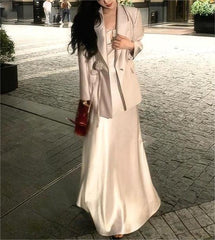 アウター＆Vネックキャミワンピ レディース セットアップ