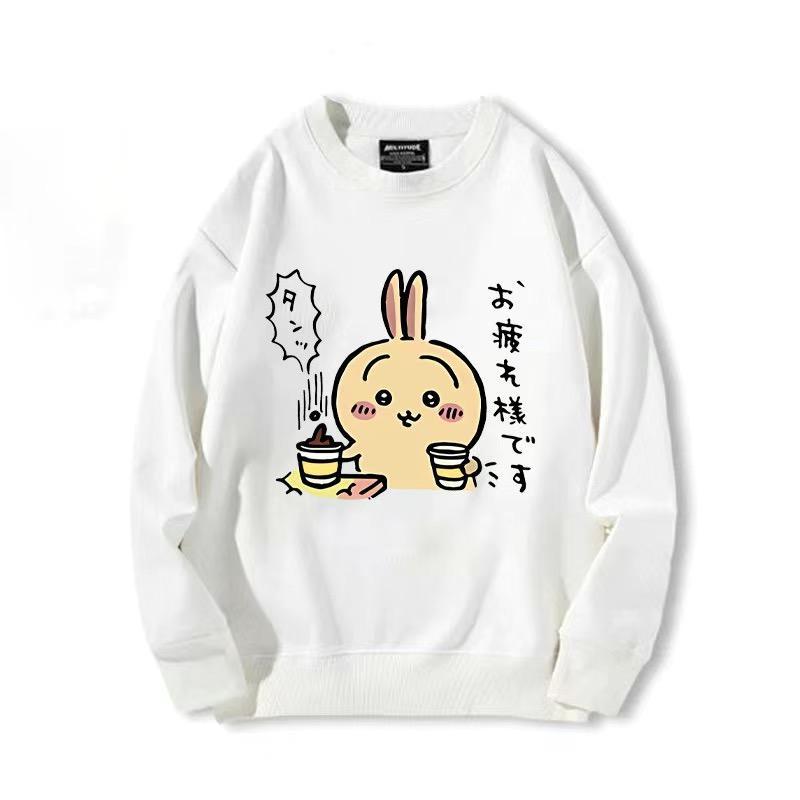 可愛いキャラ ゆるかわ トップス お疲れ様です ユニセックス 長袖 スウェット