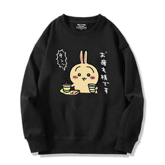 可愛いキャラ ゆるかわ トップス お疲れ様です ユニセックス 長袖 スウェット