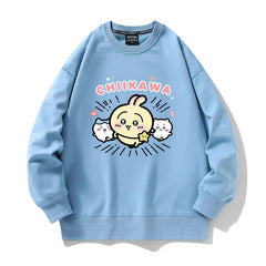 可愛いキャラ ゆるかわ トップス 走る ユニセックス 長袖 スウェット