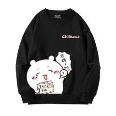 可愛いキャラ ゆるかわ トップス やっと合格 ユニセックス 長袖 スウェット