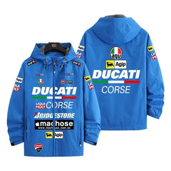 バイカースタイル アウター スポーツライディング メンズ 防風 防寒 レーシングジャケット