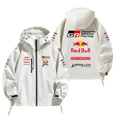 バイカースタイル アウター Red Bull GR メンズ 防風 防寒 レーシングジャケット