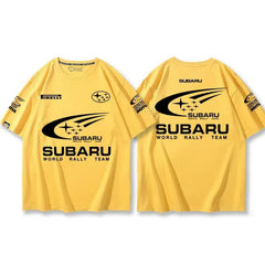 バイカースタイル トップス モータースポーツテイスト ユニセックス 半袖Ｔシャツ