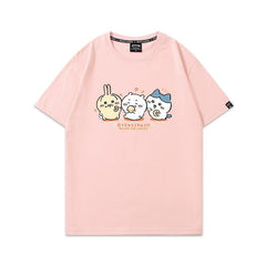 可愛いキャラ ゆるかわ トップス ドーナツ ユニセックス 半袖Ｔシャツ
