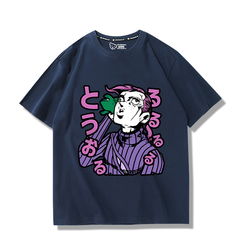スタンド使い イラスト トップス  ディアボロ ユニセックス 半袖 Ｔシャツ