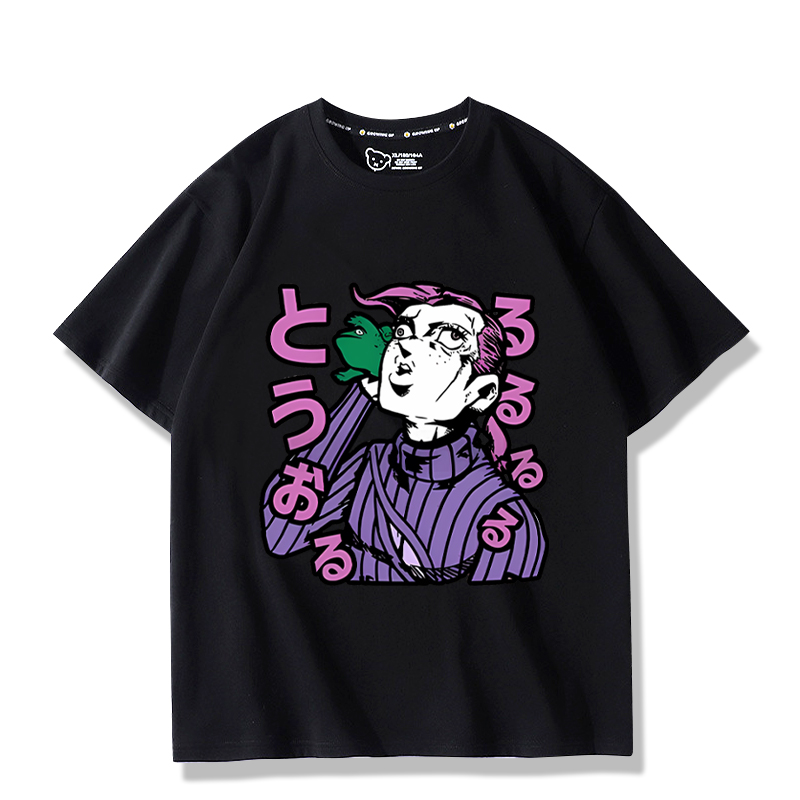 スタンド使い イラスト トップス  ディアボロ ユニセックス 半袖 Ｔシャツ