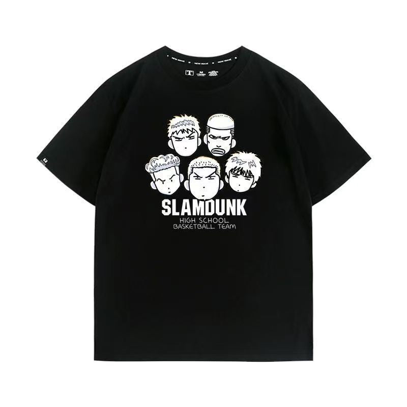 キャラクター トップス バスケチーム ユニセックス 半袖Ｔシャツ