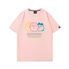 可愛いキャラ ゆるかわ トップス RUNNERS ユニセックス 半袖Ｔシャツ