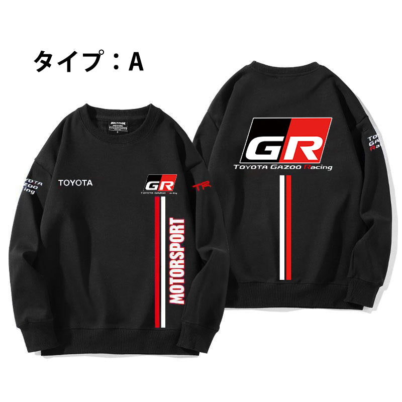 バイカースタイル トップス GR ユニセックス 長袖 スウェット