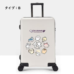 可愛いキャラ ゆるかわ キャリーケース TSAロック付き 旅行用 ユニセックス キャリーバッグ
