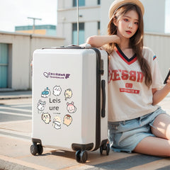 可愛いキャラ ゆるかわ キャリーケース TSAロック付き 旅行用 ユニセックス キャリーバッグ