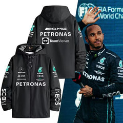 バイカースタイル カッコいい F1 メンズ 防風 防寒 レーシングジャケット