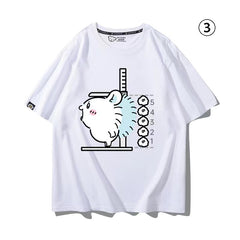 可愛いキャラ ゆるかわ トップス 身長を測る ‌ユニセックス 半袖Ｔシャツ