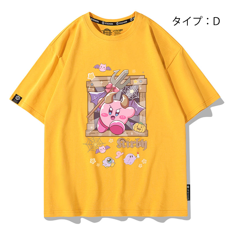 キャラクターシリーズ トップス カービィのに日常 ‌ユニセックス 半袖Ｔシャツ