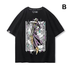 スタンド使い イラスト トップス スタンド展開デザイン  ユニセックス 半袖 Ｔシャツ その2